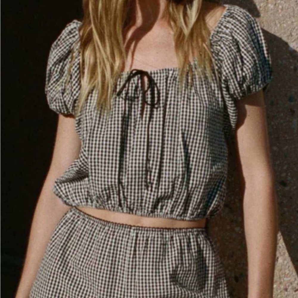 Doen La Maddalena Gingham Top -XL